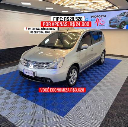 NISSAN LIVINA 1.6 SL 16V FLEX 4P MANUAL NISSAN LIVINA 1.6 SL 16V FLEX 4P MANUAL